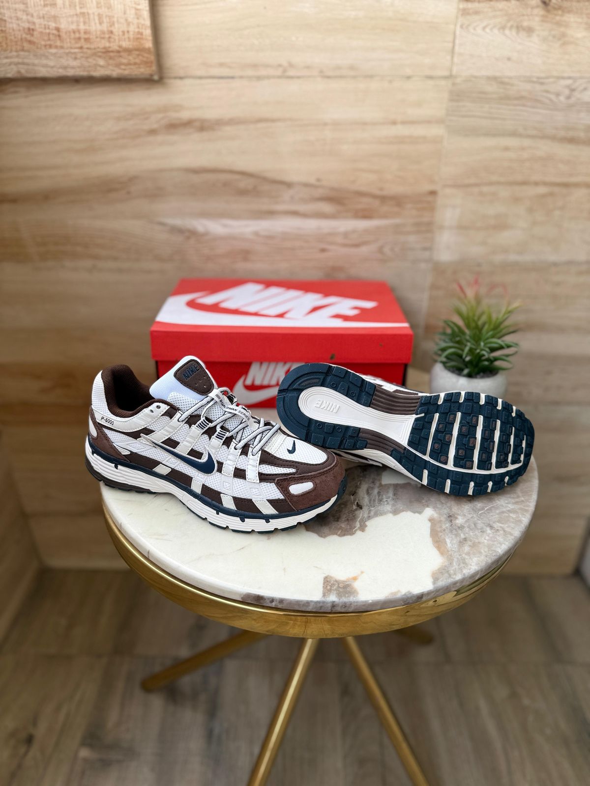 NIKE P-6000 TRAINER BROWN